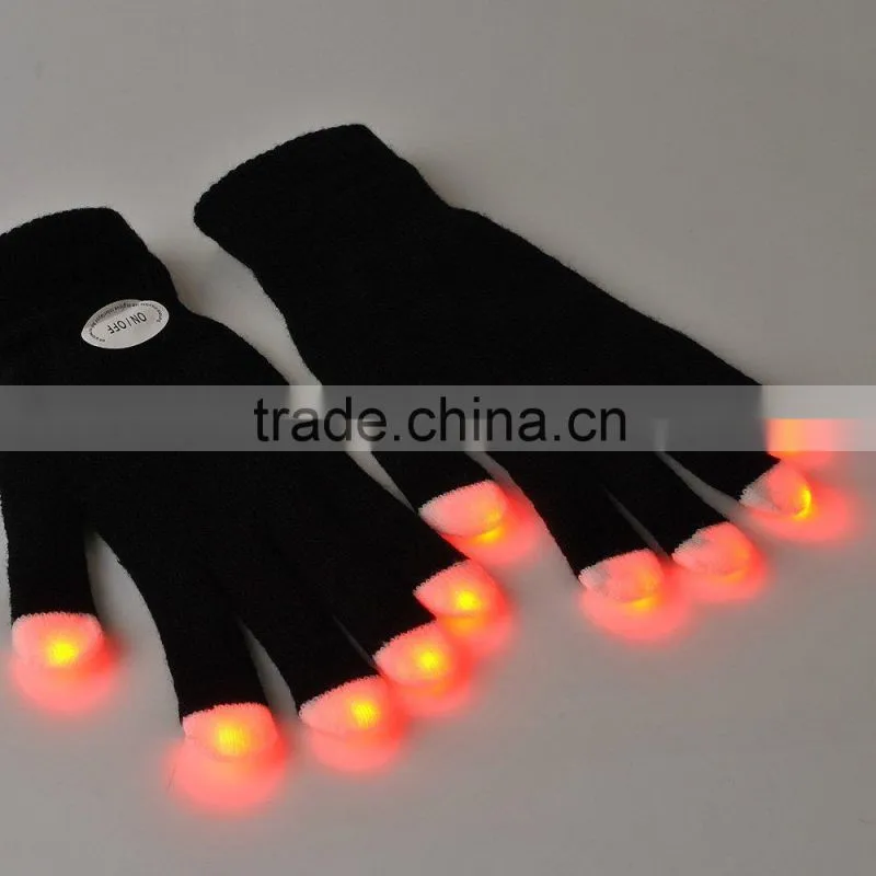 Raver Blacked Out led gloves LED 7 Colors Light Show