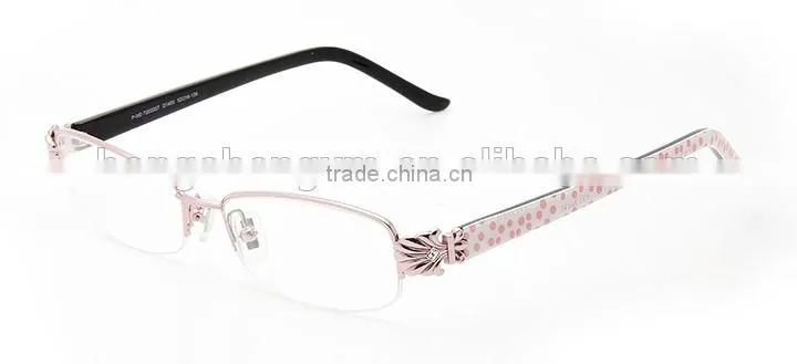 Half alloy frame hot selling optical eyeglasses for women