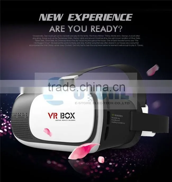 For 3.5 - 6.0 inch Smartphone+Bluetooth Controller 1.0 Google Cardboard VR BOX II 2.0 Version VR Virtual Reality 3D Glasses