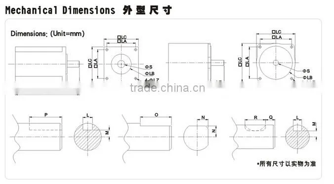 56BYG Series 2-phase Stepper Motor