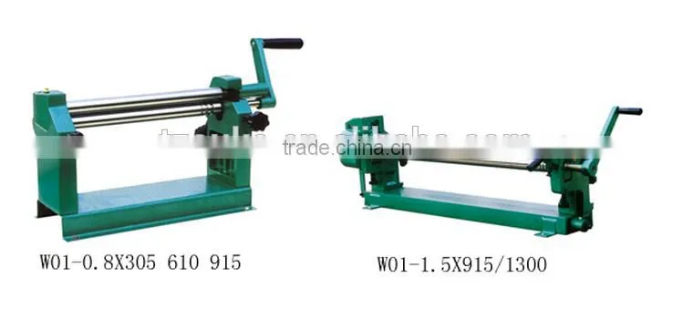 Manual slip roll machine