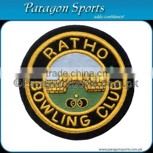 Handmade Bullion Wire & thread blazer badge