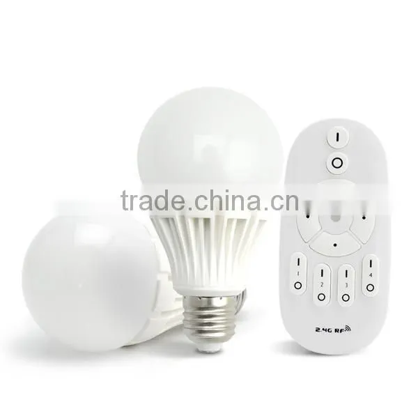 New LED Bulb 7W color temperature adjustable led bulb light with controller