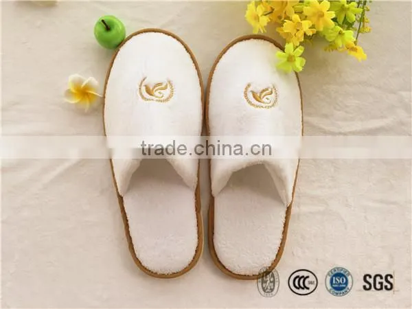 Senior star hotel soft velour winter warm slipper SPA slipper bathroom slippers