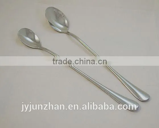 Stainless Soda spoon with mirror polishing of 2different design and low price