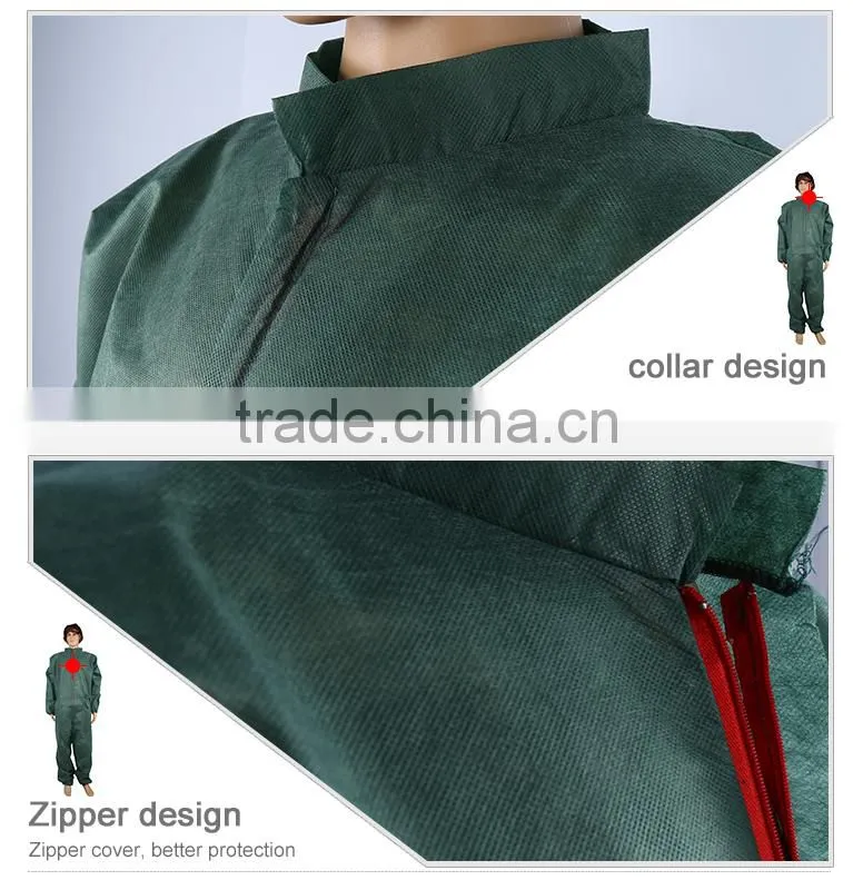 polypropylene safety cleanroom coveralls cleanroom overall
