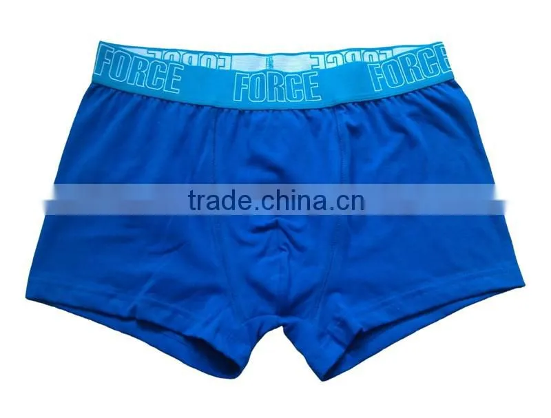 Men's basic cotton spandex underwear boxer Man daily underwear