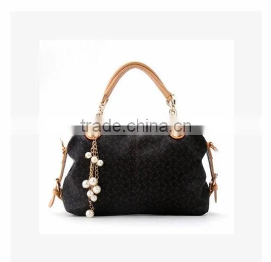 2014 fashion women hand bag leather