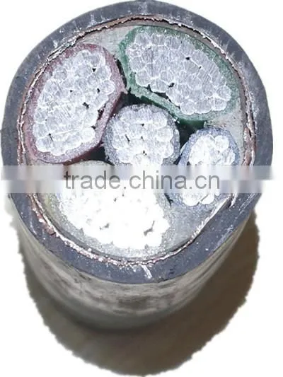 0.6/1KV 4 Core CU/ XLPE Insulated Steel Wire Armoured Power Cable