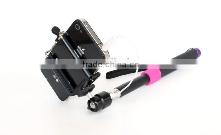 Extendable Handheld Flexible selfie stick monopod Universal mobile phone selfie holder
