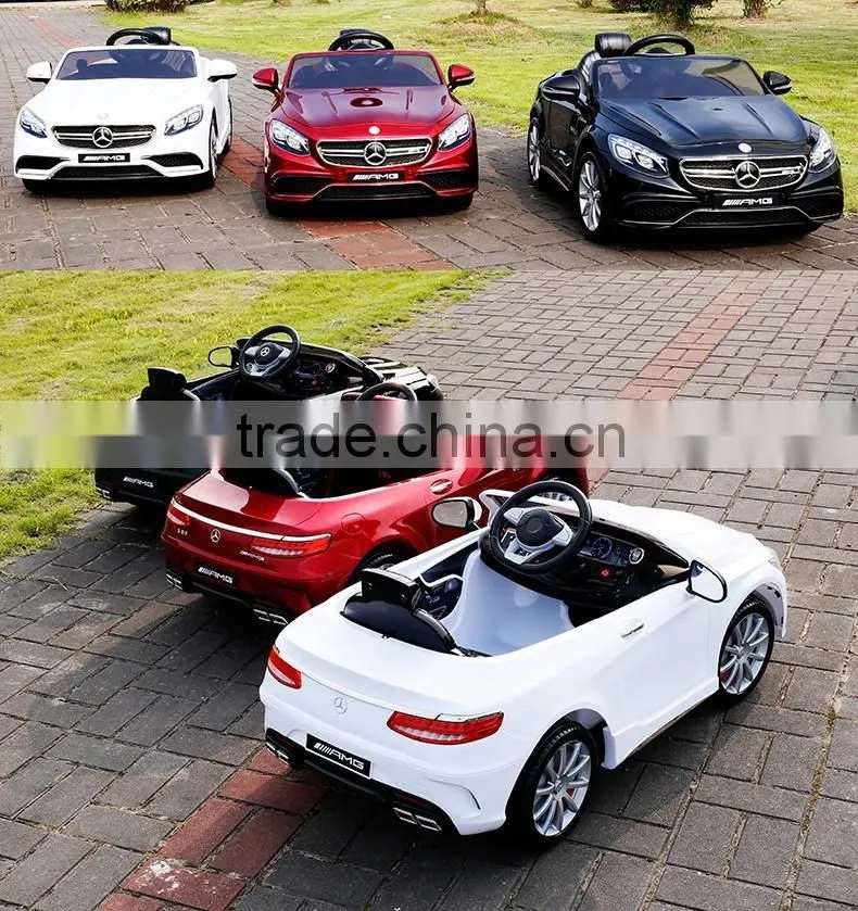 Licensed Mercedes Benz S63 Licensed Kids Electric Toy Ride on Car 12v Battery Powered