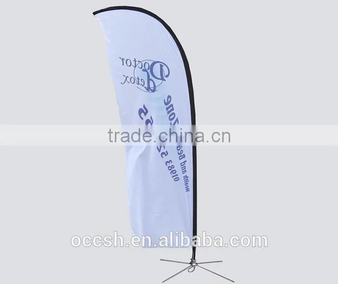Beach Flag Stand Cross Base Outdoor Advertising Banners