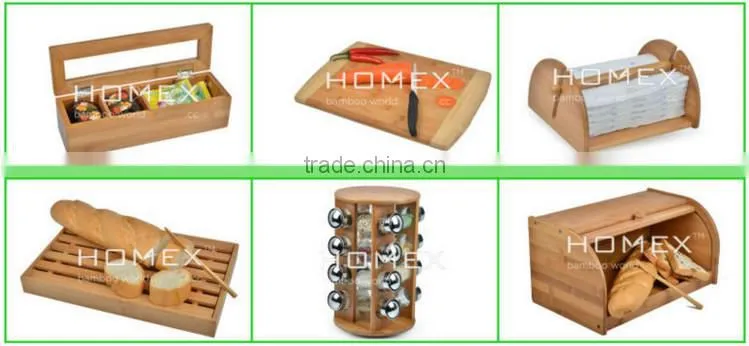 Bamboo Rolling Pin for Baking Dough Homex-BSCI Factory