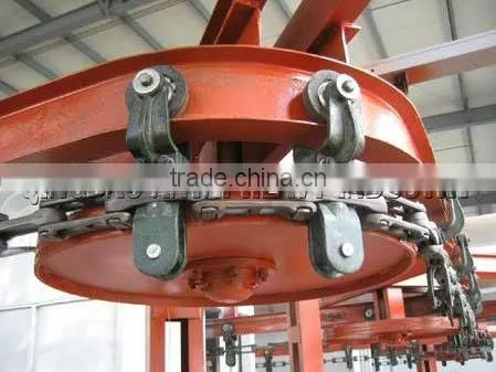 Q38 & Q48 series continuous hanger type shot blasting machine