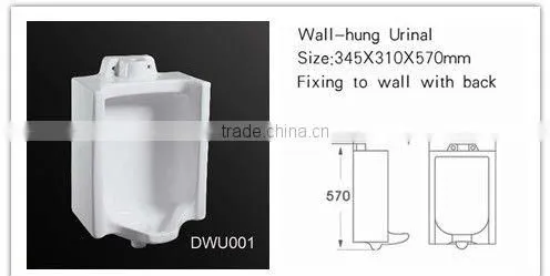 DWU009 Ceramic corner urinal
