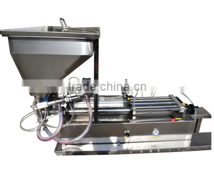 Glass/plastic liquid bottle filling machine,Pneumatic Honey filling machine