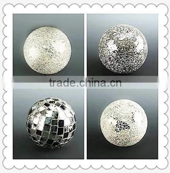 2016 Newest 10 inches mosaic murano glass gazing solar garden ball