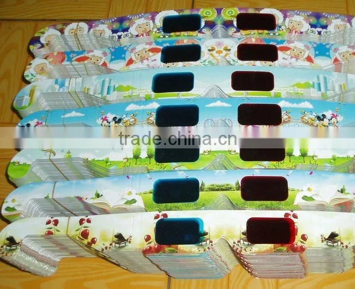 Red Cyan Paper 3D glasses