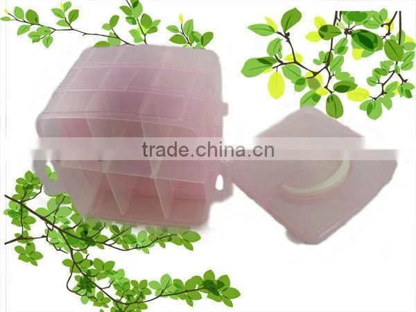 Plastic pretty compartment storage box with handle for outdoor storage box
