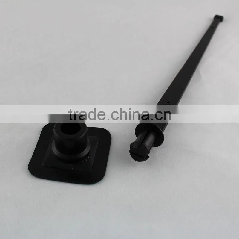Plastic flag bracket for diver down flag, flag pole bracket