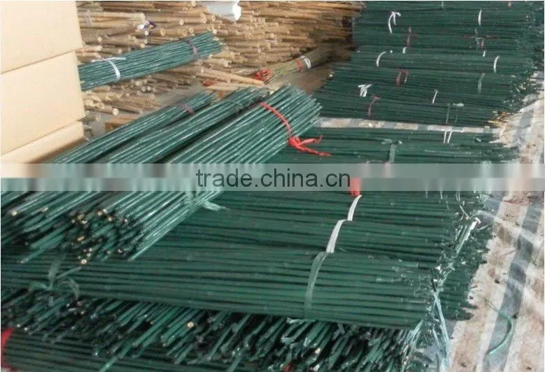 plastic coated bamboo poles