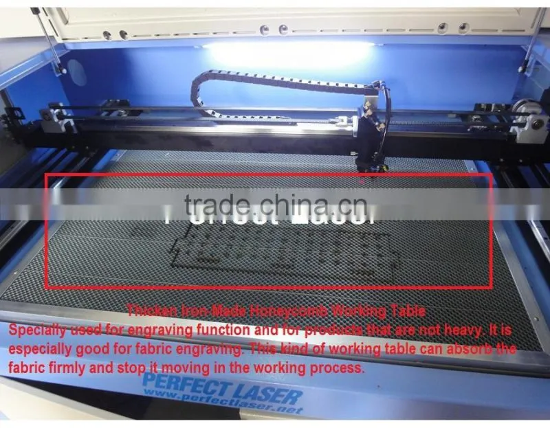 Perfect Laser 120W PEDK-9060 CO2 leather laser engraving machine with CE