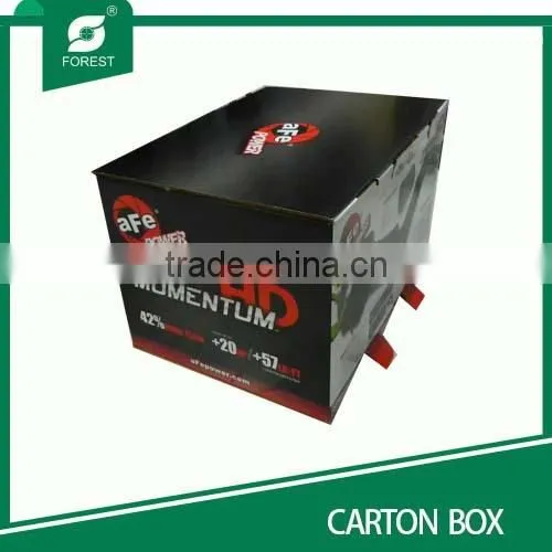 RSC mode foldable brown paper carton box for machine