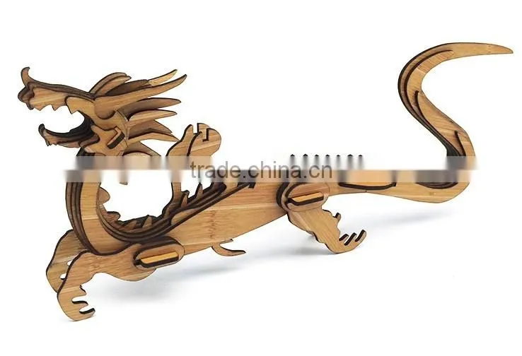 New design of dragon 3D puzzle Bamboo