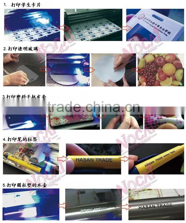 a1 uv flatbed printer with LCD touch panel/ ball screw drive/ powerful servo motor a1 UV printing machine
