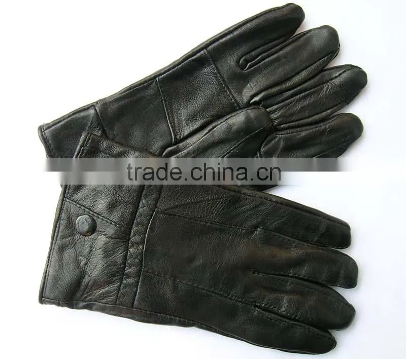 men leather gloves LG-09