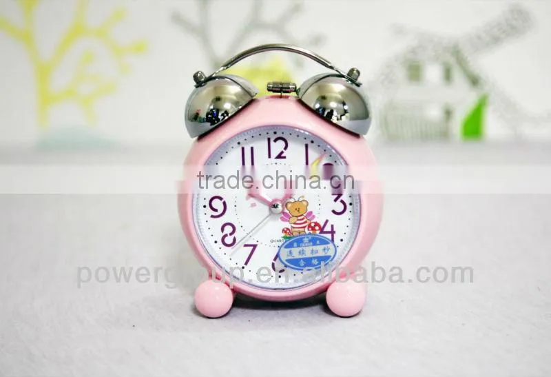 sweet lovely alarm clock with two bells