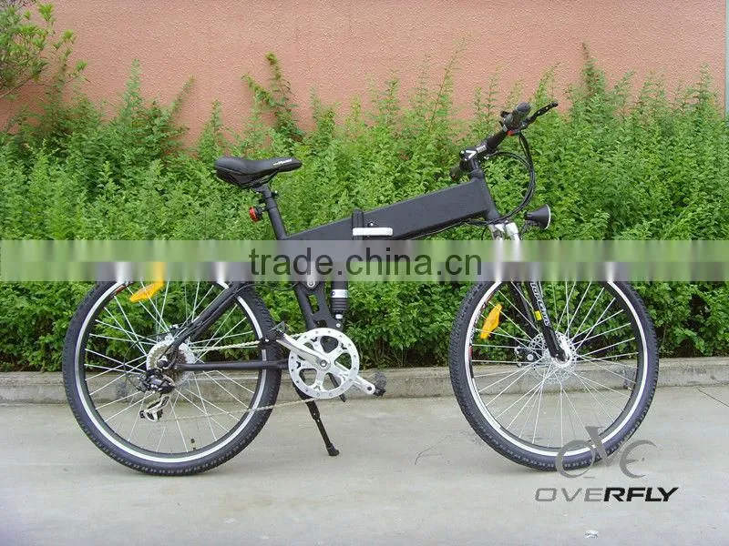 26 inch Mountain Folding Electric Bicycle with 250W Brushless Motor and Alloy Aluminum Frame XY-TDE09Z