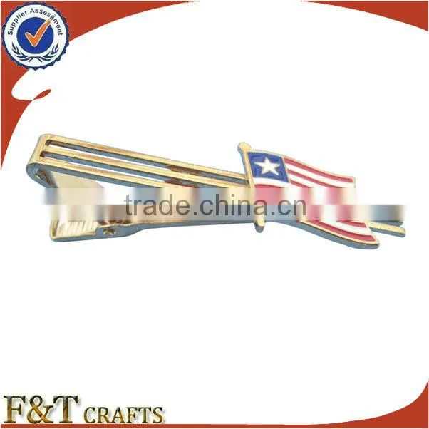 prime quality custom logo metal tie clip tie bar tie pin