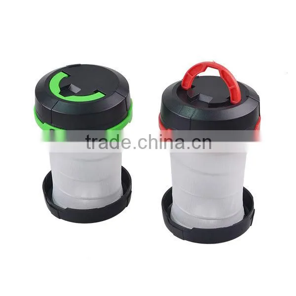 Mini Outdoor Collapsible Powerful LED Plastic Lamp Lantern