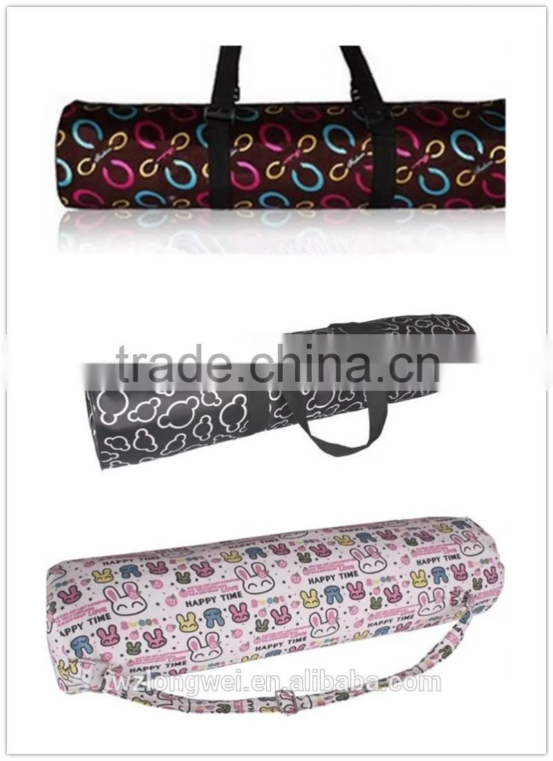 2016 China new custom design high quality waterproof yoga mat bag