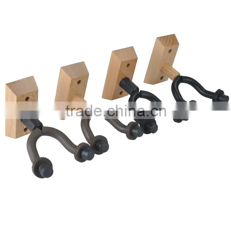 Auto Lock Long Wall Hanger Type Wooden Guitar Hanger