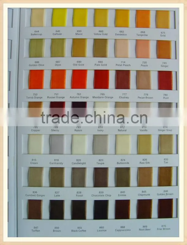 Colourful nylon velvet ribbon