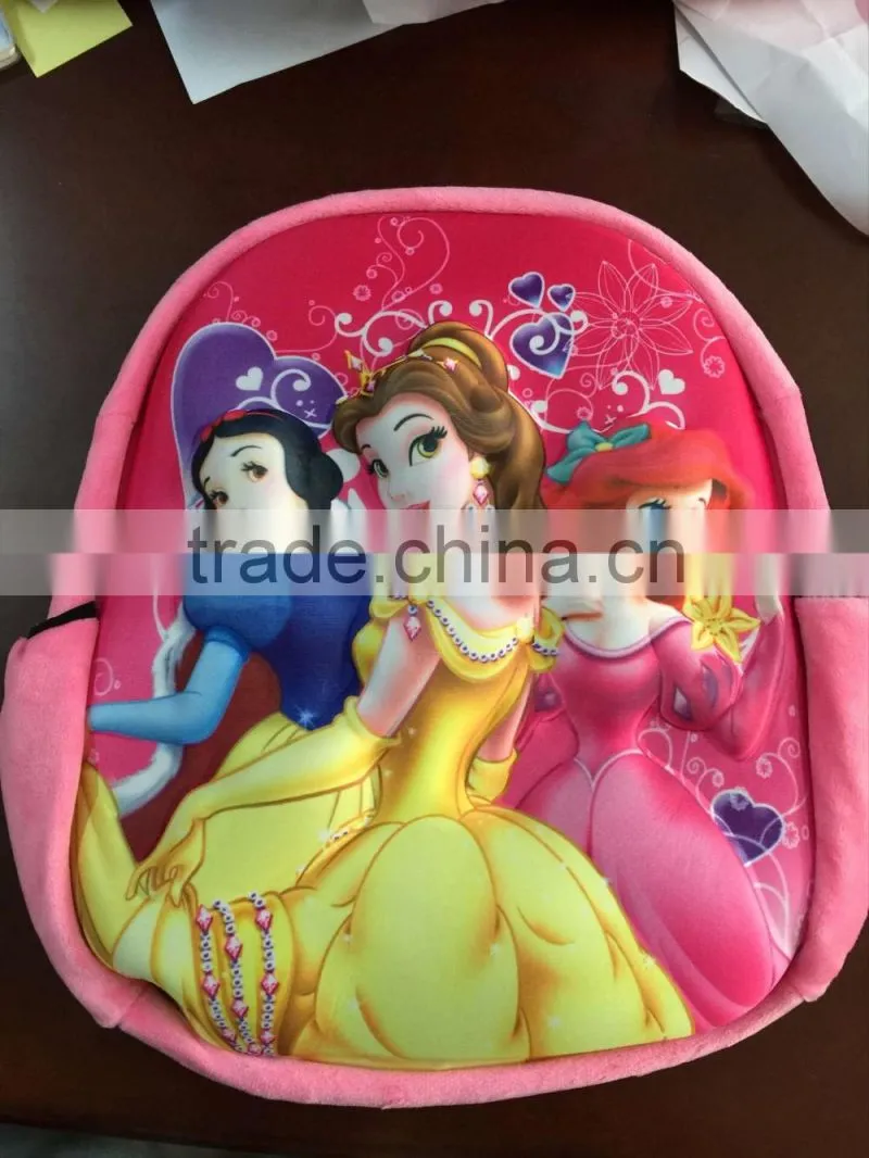 Hot selling new design plush backpack for promotion plush stuffed toy dog bag