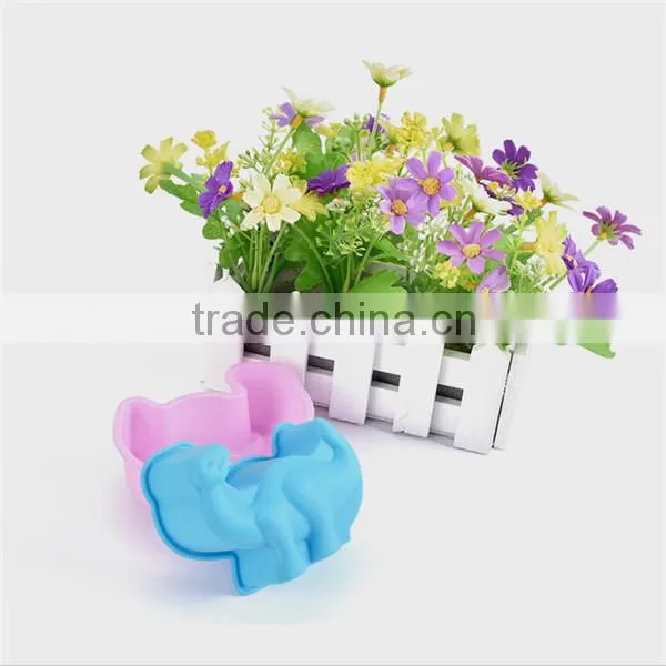Funny new design silicone dinosaur cake mold