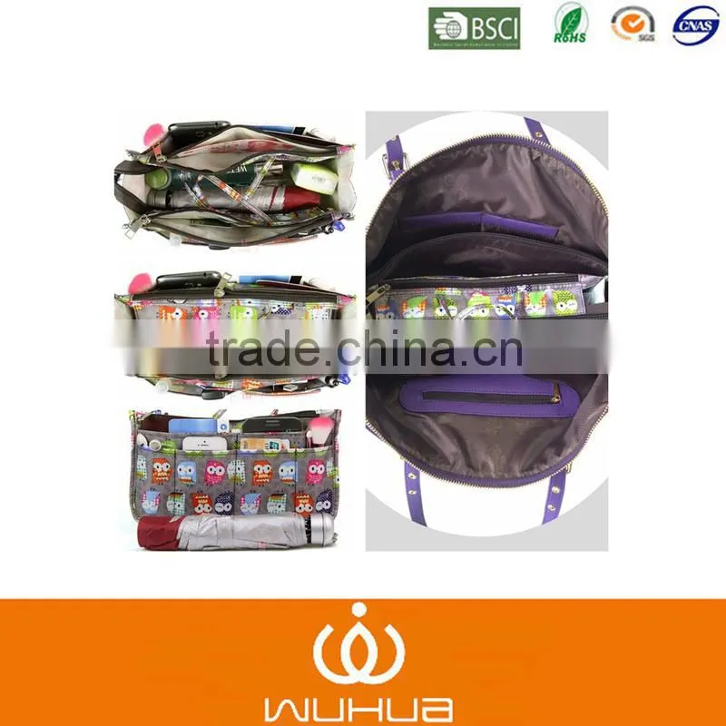 Oxford fabric folding travel cosmetic bag fashion large hanging bag