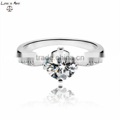 CZ Sterling Silver Cubic Zirconia Wedding Ring Set Wholesale Wedding Jewelry