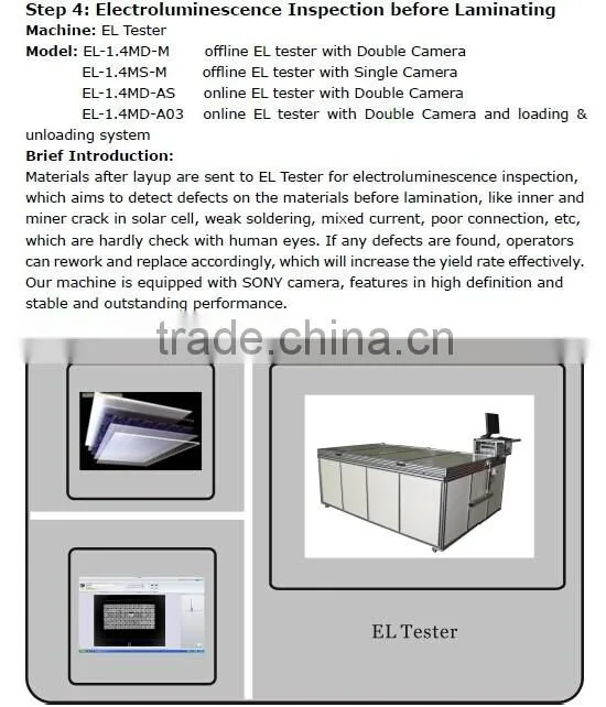 PV module assembly equipment