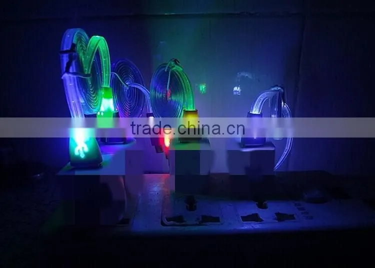China manufacturer supply colorful led micro usb cable