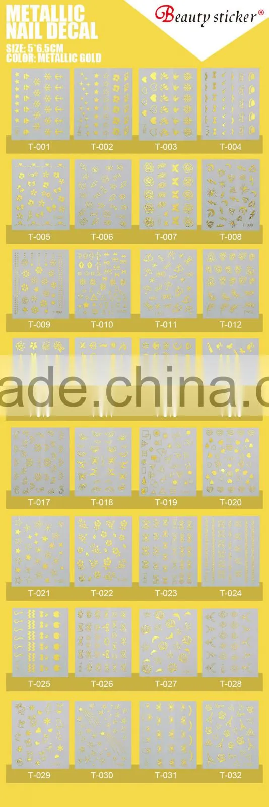 nail art designwater slide nail decals custom promotional nail stickers decal