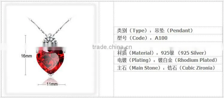 925 sterling silver set, fashion ruby jewelry