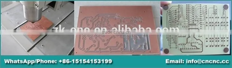 Hobby Printed Circuit Board CNC Router 4040 For PCB Drilling And Milling ZK-4040 400*400MM
