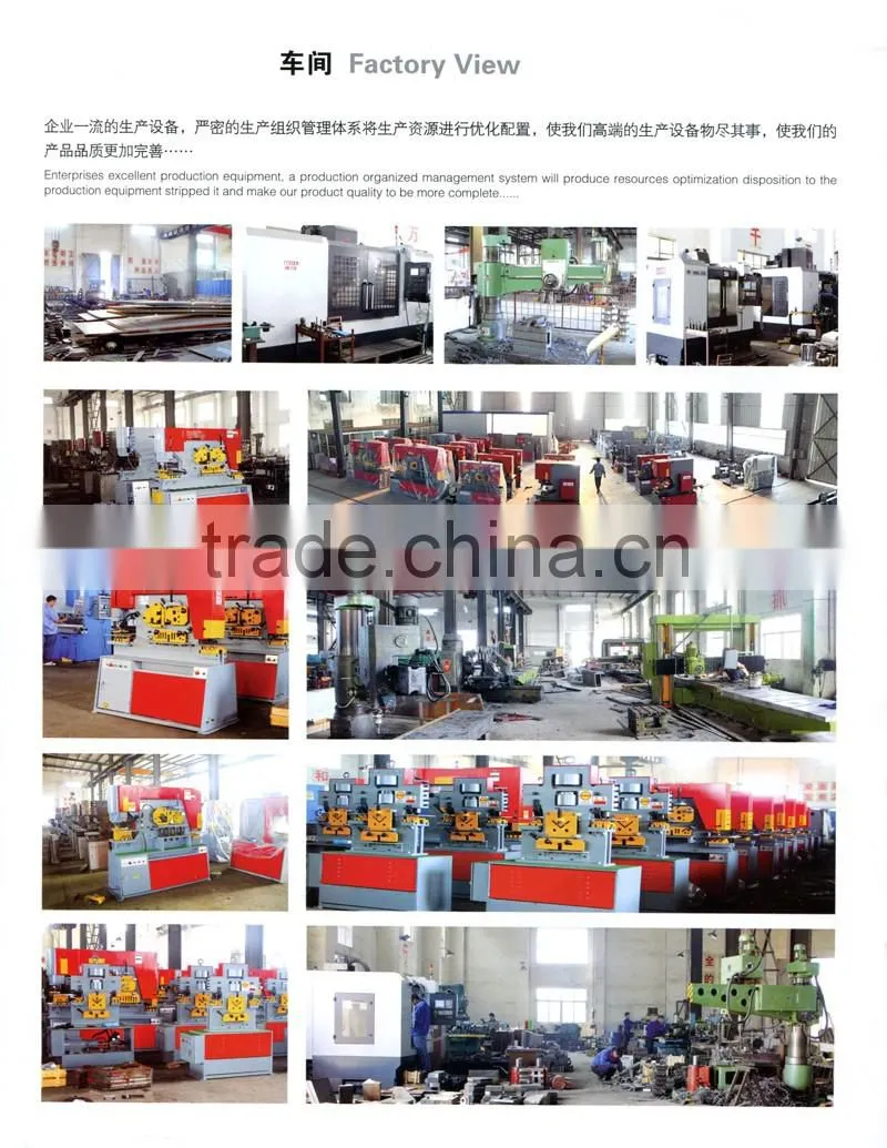 Q35Y-16 Hydraulic Ironworker , Punching and Shearing Machine , Metal Cutting Machine