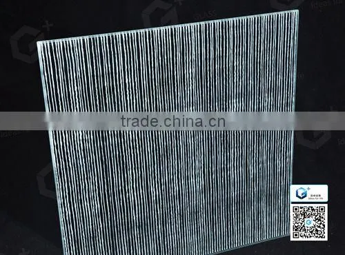 Curtain wall glass designs, metal color ceramic looks more bright