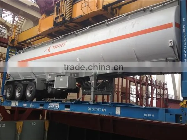 CIMC 3 axle 40m3 fuel trailer fuel tanker trailer carbon steel tank semi trailer for philippines