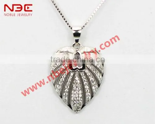 micro wax setting necklaces jewelry with AAA CZ stone